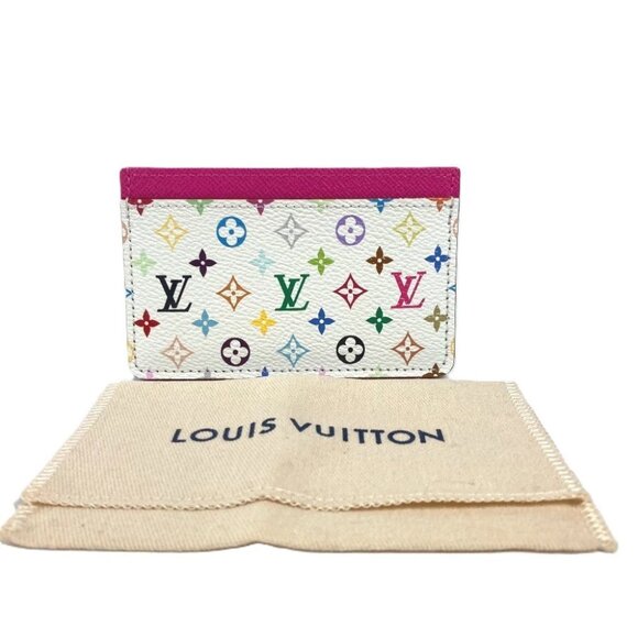 LOUIS VUITTON M13403 Takashi Murakami Porte Cult-Simple Card Holder Case Unused - Picture 9 of 11